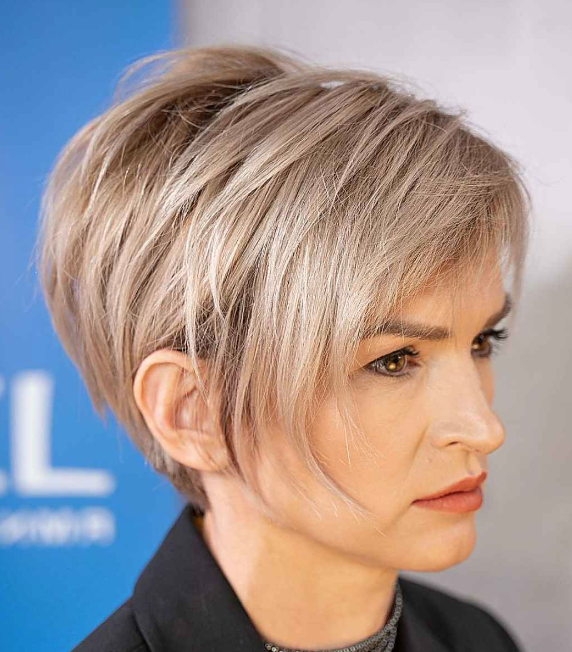 Side sweep pixie fab hairstyles over 40